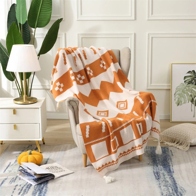 שמיכת כותנה סריג